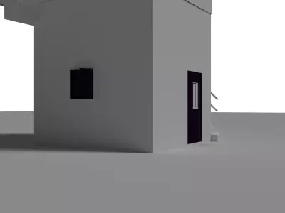 Tower House Low-poly 3D model purchase