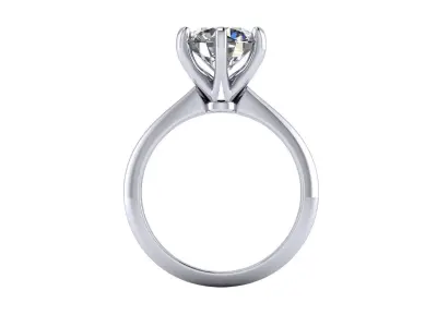 Diamond Engagement Ring R2 3D print model