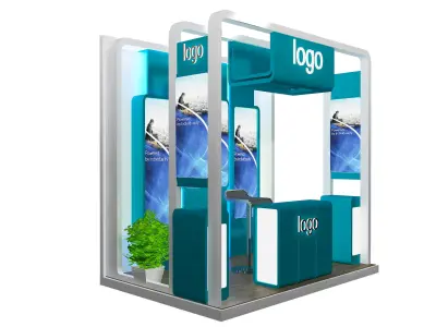 Booth Exhibition Stand a478b 3D model