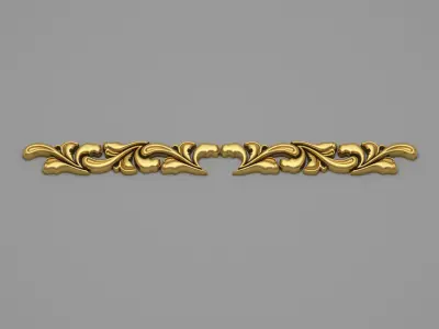 Classic Carved 011 3D model