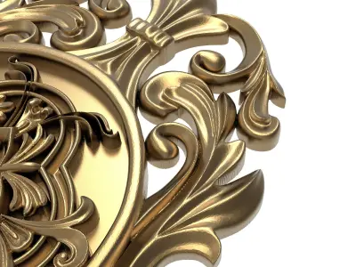  decorative pattern ready for 3D printing 3D model 320