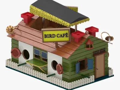 Bird House 3D print model