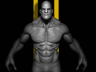 Human Male Character Low-poly 3D model