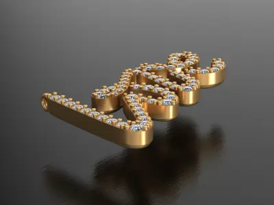 Tiffany Love Pallomas Graffiti Necklace 3D Printable Brand 3D print model