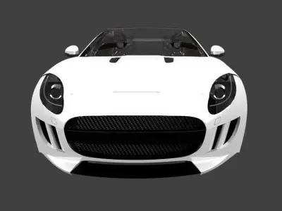 Jaguar F-type Coupe exterior 3D model