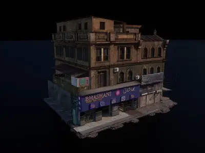 BURNSROAD BHASHANI OLD BUILDING 3D model