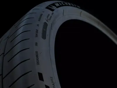 Michelin Pilot Sport S 5 tires 3D model