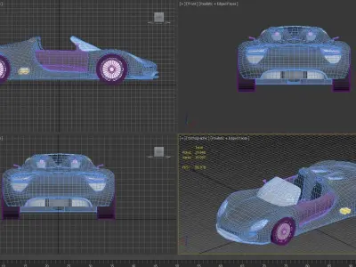 Porsche 918 3D model