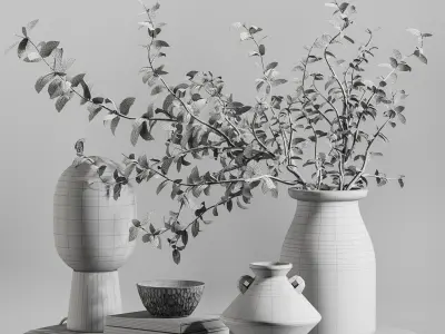 Decorative set042 3D model