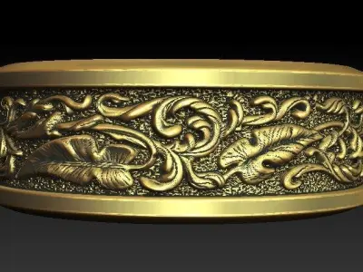 vine ring 3D print model