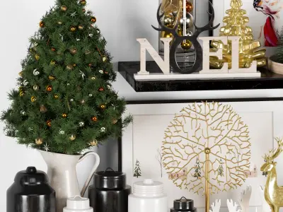 Christmas Decor Set 13 3D model