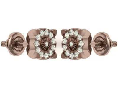 Earring 3D print model 20