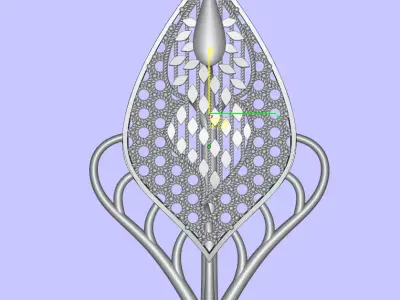 Luxury Statement Necklace for Timeless Style 3D print model