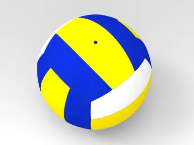 Volleyball ball 3D model 2