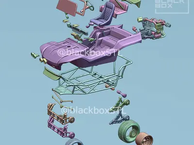 STREET BUGGY FULL MODELKIT 1-24th scale 3D print model