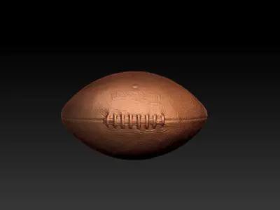 American football  3D print model