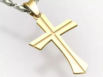 Jesus Cross D34 3D print model