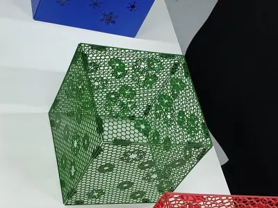 Snowflake Box 3D print model