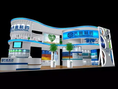 Exhibition - Area - 15X6-3DMAX2009-02 3D model