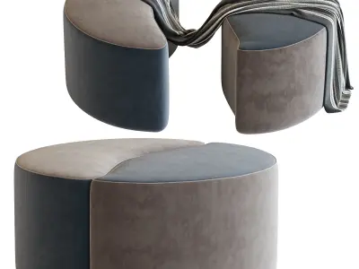 Bedding 2020 FLASH POUFF 3D model