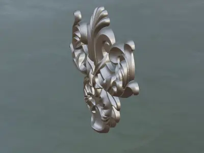 Central Flower Decor 3D print model