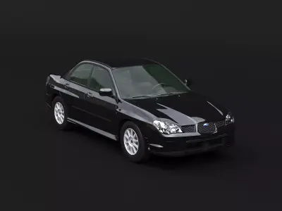 Subaru Impreza GD 2007 3D model