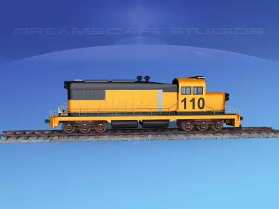 Diesel Locomotive V11 3D model