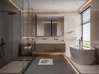 Bathroom 65 3D model