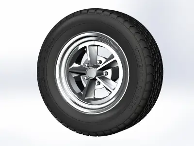 Custom wheels Legendary Wheels LW69 for your scale model 3D print model