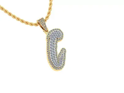 Diamond Pendat 3D print model