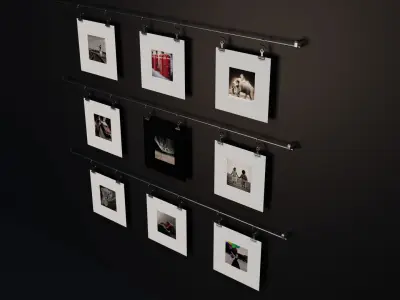 Photo Wall Deco Free low-poly 3D model