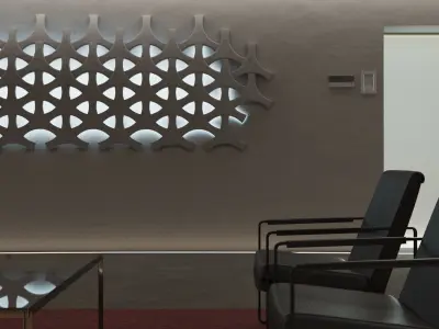 Ex Machina - Pollock Disco Room 3D model