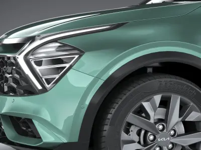 Kia Sportage GT-line 2022 3D model