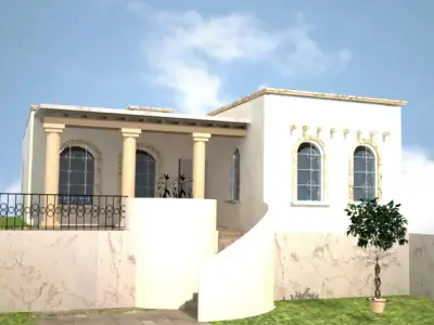 mobiliario house in cyprus Free 3D model