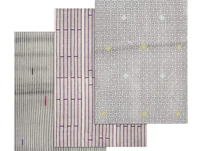 Rug Set 1416 3D model
