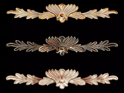 Classic carved 034 3D model