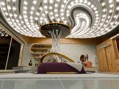 Hotel Room Interior 3D model