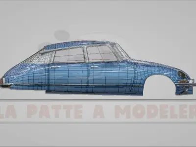 Citroen DS LPAM 3D model