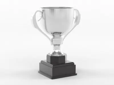 Trophy Cups 3D model 12