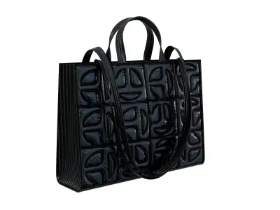 Telfar x Moose Knuckles Puffer Shopper Bag Low-poly 3D model