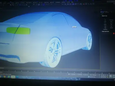 car Audi A6 Low-poly 3D model