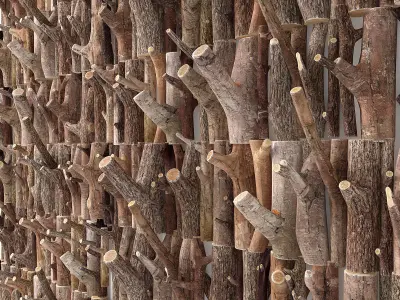 Panel firewood 3D model