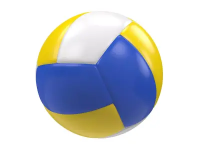 Volleyball ball  Low-poly 3D model buy