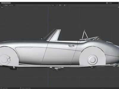 Austin Healey 3000 3D model