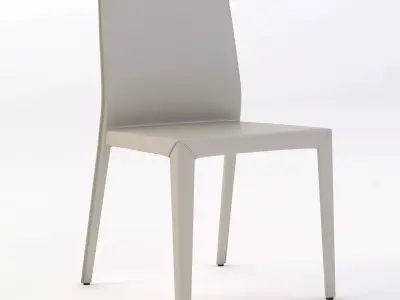 Design Depot Margot Dc23 Leather Chair 3D model