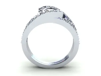 Man Wedding Ring 379 Free 3D print model