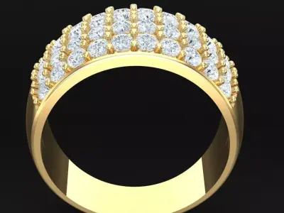 Luxury Men Rings Designs 5MR039 3D print model