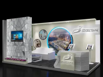 Booth Exhibition Stand a260  3D model