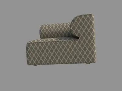 Single Sofa Chair 3D model