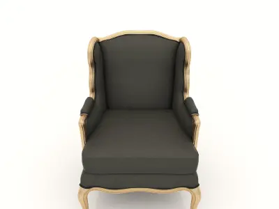 Interior Sofa Armchair 25 - For CNC and Interior 3D model